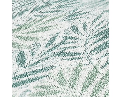 Nahaufnahme einer Tapete mit Blattmuster