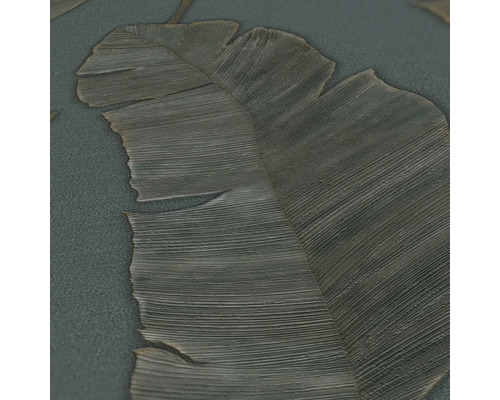 Tapete mit Blätterdruck