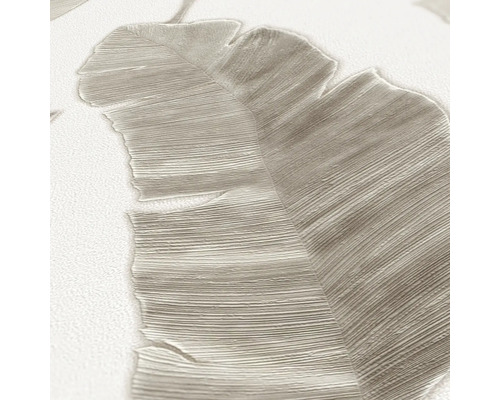 Gros plan d''un papier peint avec motif de feuilles