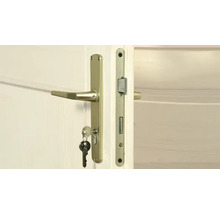 Porte avec garniture de porte et clés