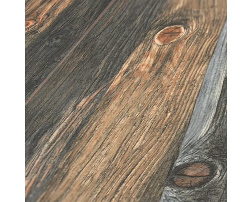 Gros plan d''un sol stratifié imitation bois