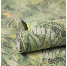 Rouleau de papier peint avec motif de plantes et de fleurs