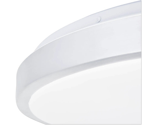 Detailansicht einer runden Deckenleuchte