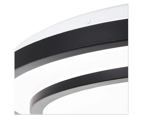 Detailaufnahme einer runden Deckenleuchte