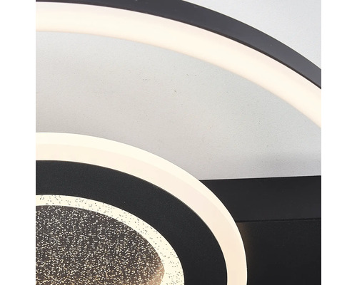 Detailaufnahme einer runden LED-Deckenleuchte