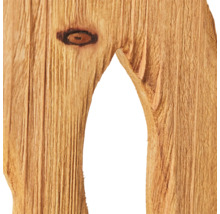 Detailaufnahme von Holz mit Astloch