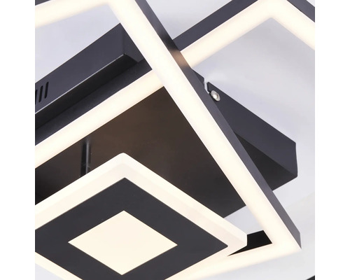 Plafonnier LED avec design géométrique