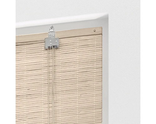 Store en bambou avec mécanisme de traction pour la décoration de fenêtre