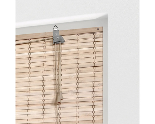 Store en bambou avec cordons de serrage pour la décoration de fenêtre