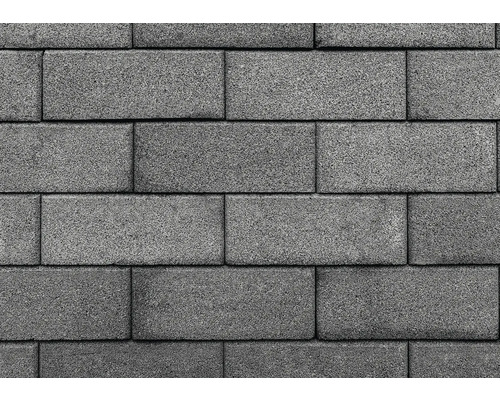 Pavés gris posés en assemblage