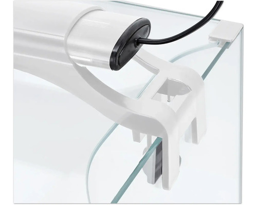 Aquariumleuchte mit Halterung am Glasrand