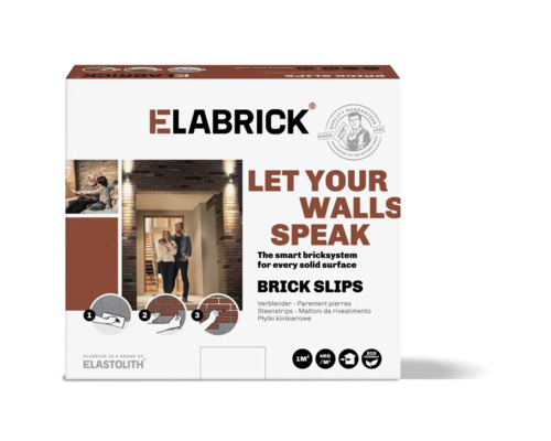 Boîte ELABRICK avec plaquettes de parement