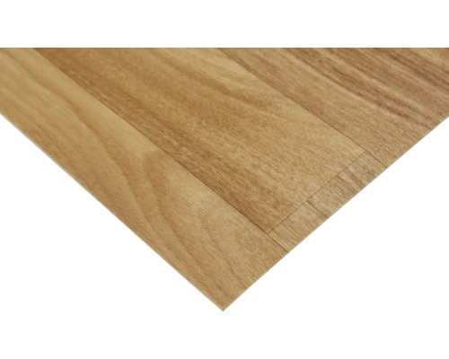 Gros plan d''un sol en vinyle aspect bois.