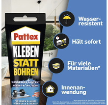 Pattex Kleben statt Bohren wasserresistent Montagekleber 340 g