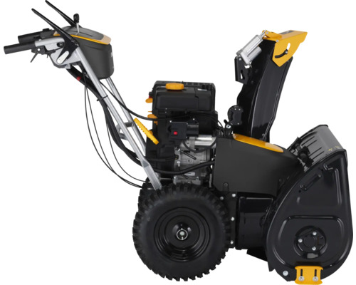 Schneefräse im Profil