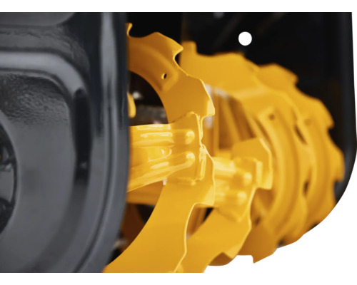 Detailaufnahme der Fräse eines Motorgerätes