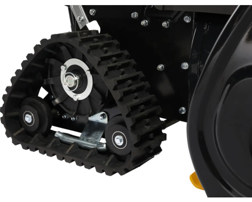 Schneefräse mit Raupenantrieb im Detail