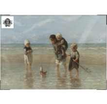 Leinwandbild Kinder des Meeres 100x70 cm