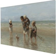 Leinwandbild Kinder des Meeres 100x70 cm