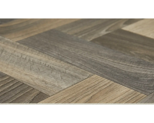 Revêtement de sol en vinyle à motif chevrons