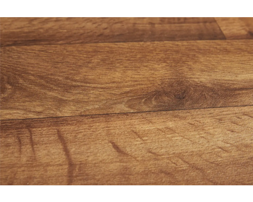 Nahaufnahme von Laminatboden mit Holzoptik