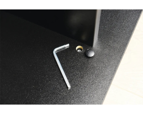 Vue détaillée d''un meuble avec une clé Allen et un capuchon