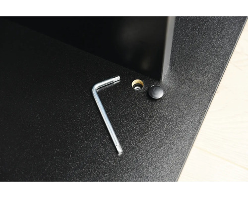 Vue détaillée d''un meuble avec une clé Allen et un capuchon