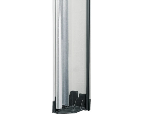 Detailansicht eines Insektenschutzrollos für Fenster