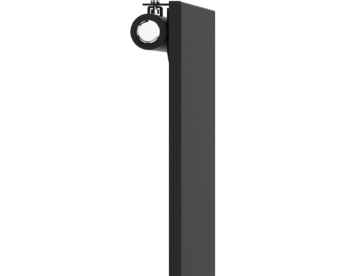Paroi latérale pour cabine de douche avec fixation au plafond