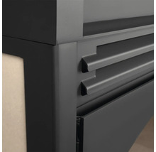 Detailansicht eines Kaminofens