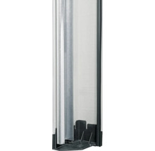 Detailansicht eines Insektenschutzrollos für Fenster