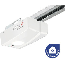 Aron Logo Garagentorantrieb mit Schiene und Smart Home Ready Siegel