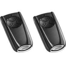 Zwei Garagentoröffner mit vier Tasten