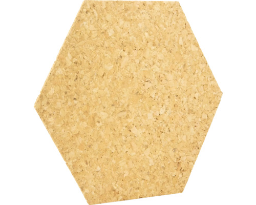 Carreau de liège hexagonal