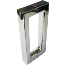 Douche ronde avec porte pivotante Breuer Panorama R500 80x90 cm verre transparent couleur de profilé chrome