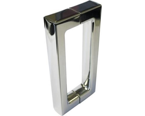 Poignée de porte rectangulaire en métal