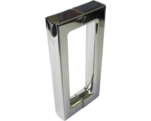 Poignée de porte rectangulaire en métal