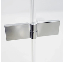 Runddusche Drehtür Breuer Panorama R550 90x90 cm Klarglas Profilfarbe chrom