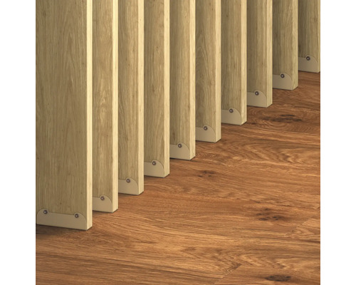 Holzpaneele mit Befestigung auf Holzboden