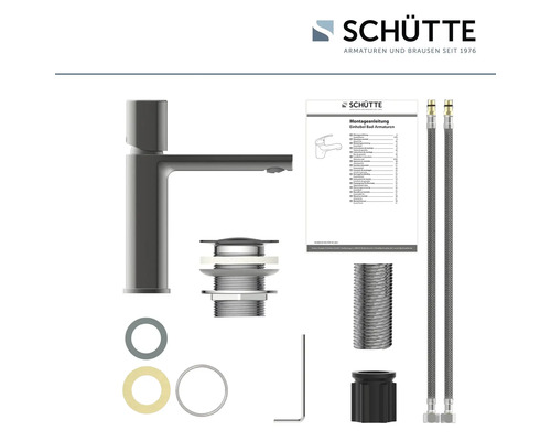 Robinet de lavabo Schütte avec accessoires