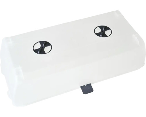 Anzuchthaus aus Kunststoff mit Belüftungsöffnungen