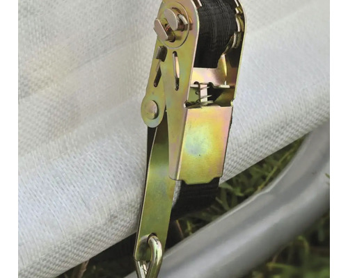 Spanngurt mit Ratsche zum Sichern von Lasten