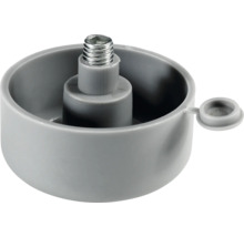 Möbelgleiter mit Innenverstellung Ø 50 x 27 mm Kunststoff grau bis 100 kg