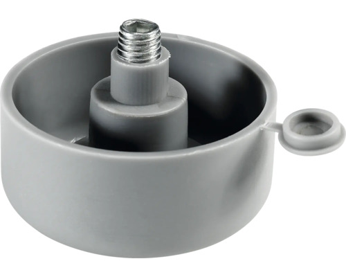 Pied de meuble en plastique avec filetage