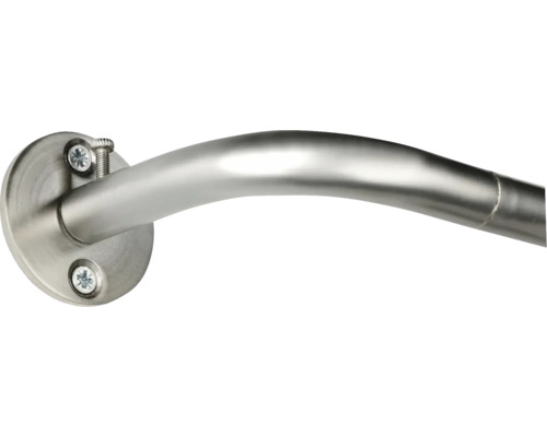 Tringle de rideau de douche en métal avec vis de fixation