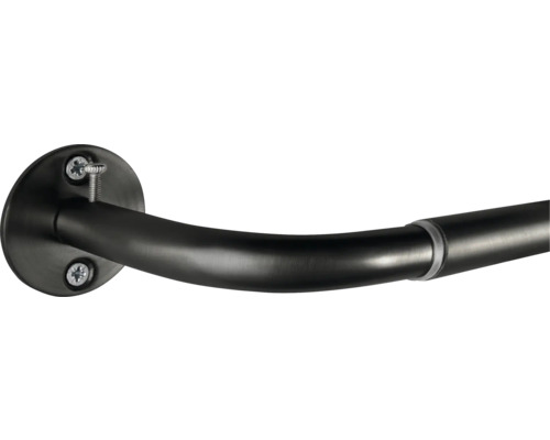 Vorhangstange mit Wandhalterung und Schrauben