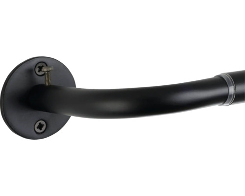 Vorhangstange mit Halterung zur Wandmontage