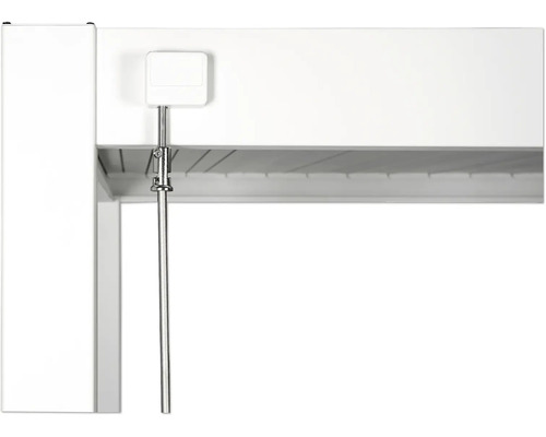 Vue détaillée d''une pergola avec entraînement à manivelle