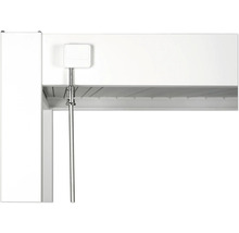 Vue détaillée d''un support de parasol avec mécanisme à manivelle