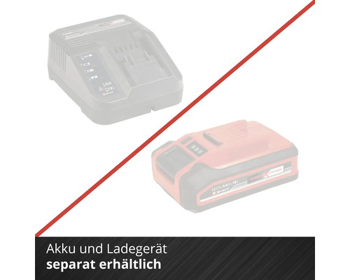 Akkus und Ladegerät sind separat erhältlich.